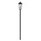 Z-Lite Gannon 3 Light Outdoor Post Mount Fixture, 12in. W x 125.5in. H, Black 5008PHXLR-5009P96-BK - alternate 1